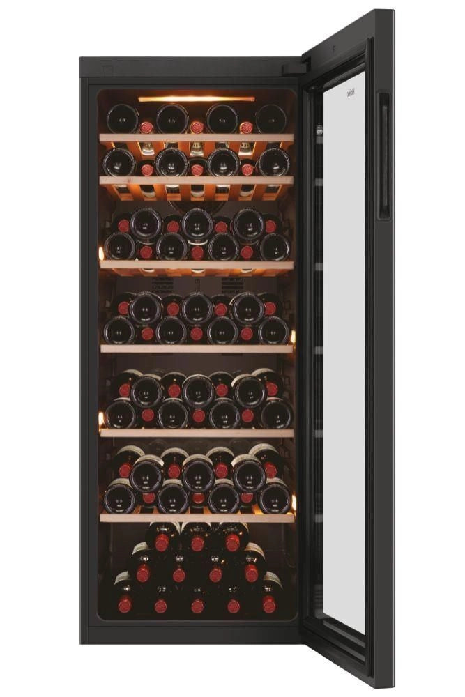 Haier Wine Bank 50 Serie 5 HWS84GA Cantinetta vino con compressore Libera installazione Nero 84 bottiglia/bottiglie