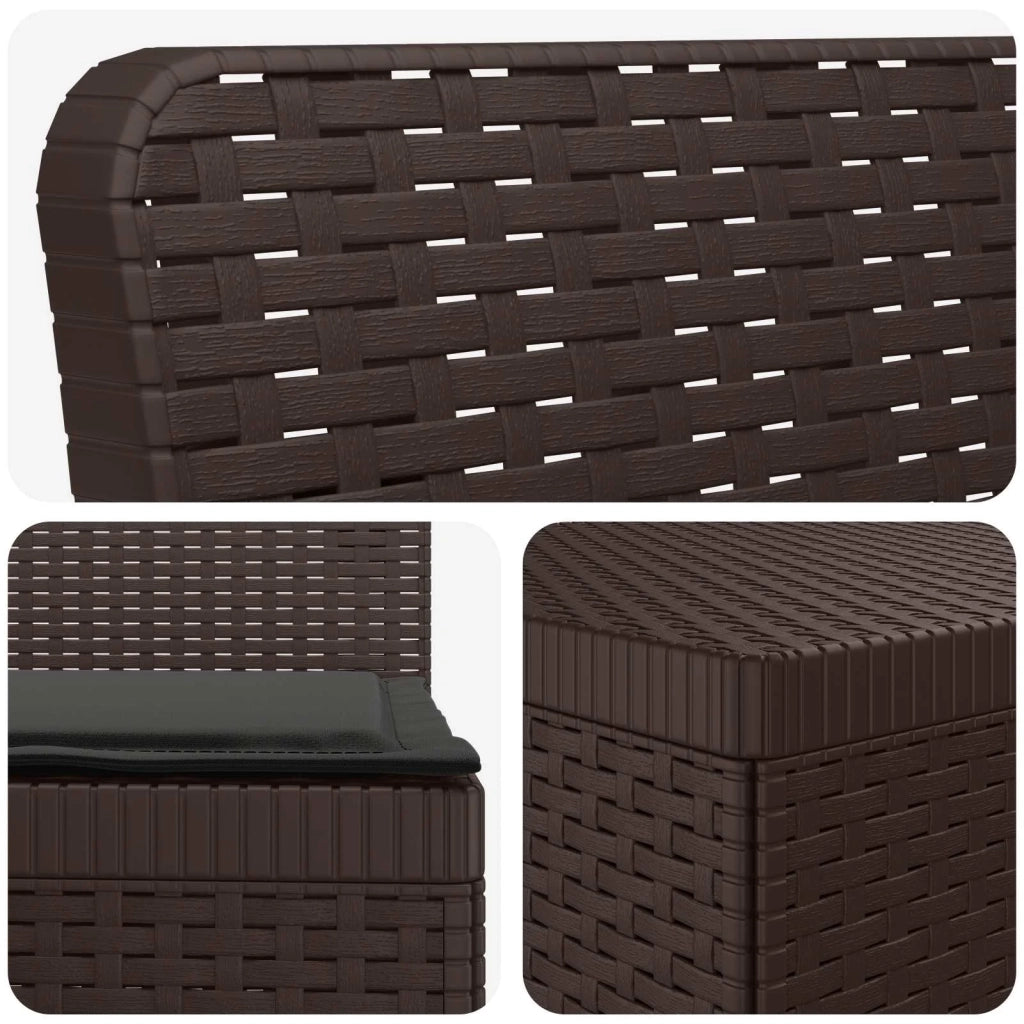 Divano da Giardino 6 Posti con Cuscini Aspetto Rattan PP 3444111