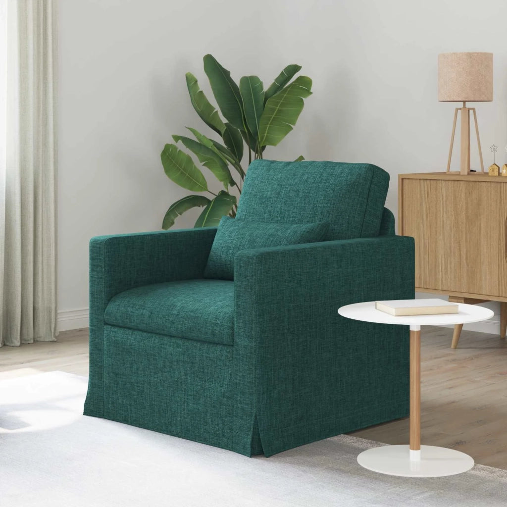 Divano Verde Scuro 78 x 78 x 80 cm Tessuto 42024351