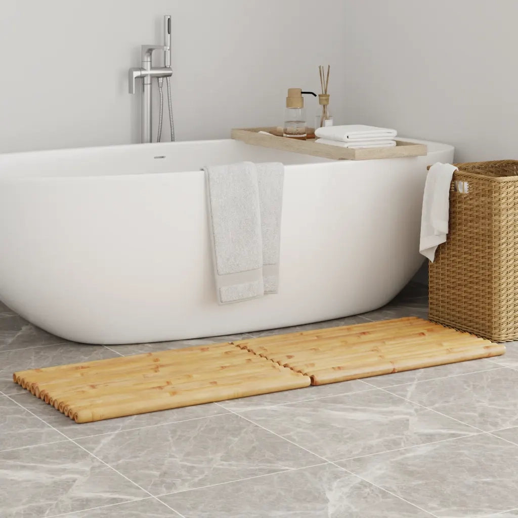 Tappetini da Bagno 2 pz 70x50 cm in BambÃ¹
