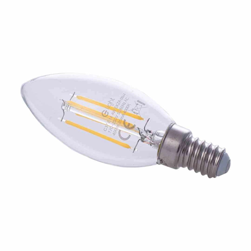 Lampadina LED Filament 4W E14 4000K 470lm Eko-Light