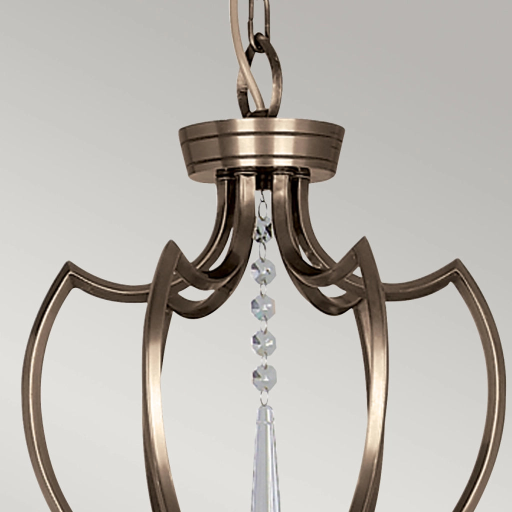 Lampadario a candelabro Pimlico bronzo scuro 6xE14 Elstead