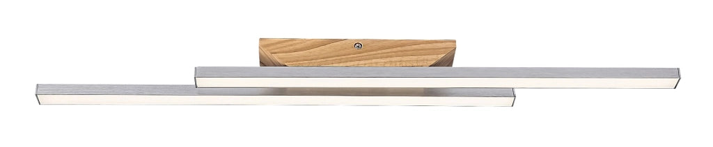 Plafoniera LED 21W legno faggio bianco 80cm Rabalux