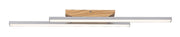 Plafoniera LED 21W legno faggio bianco 80cm Rabalux