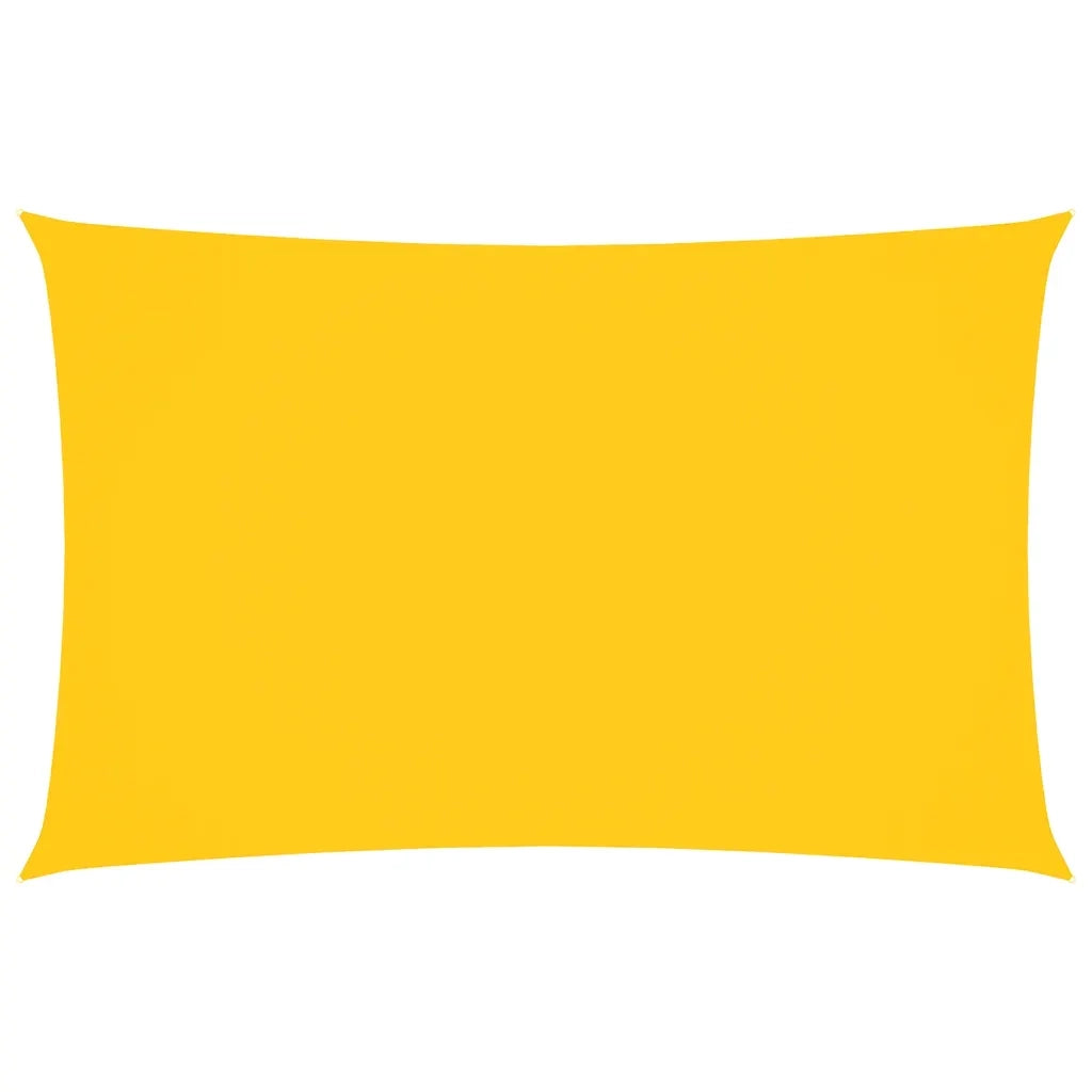 Parasole a Vela Oxford Rettangolare 4x7 m Giallo 135603