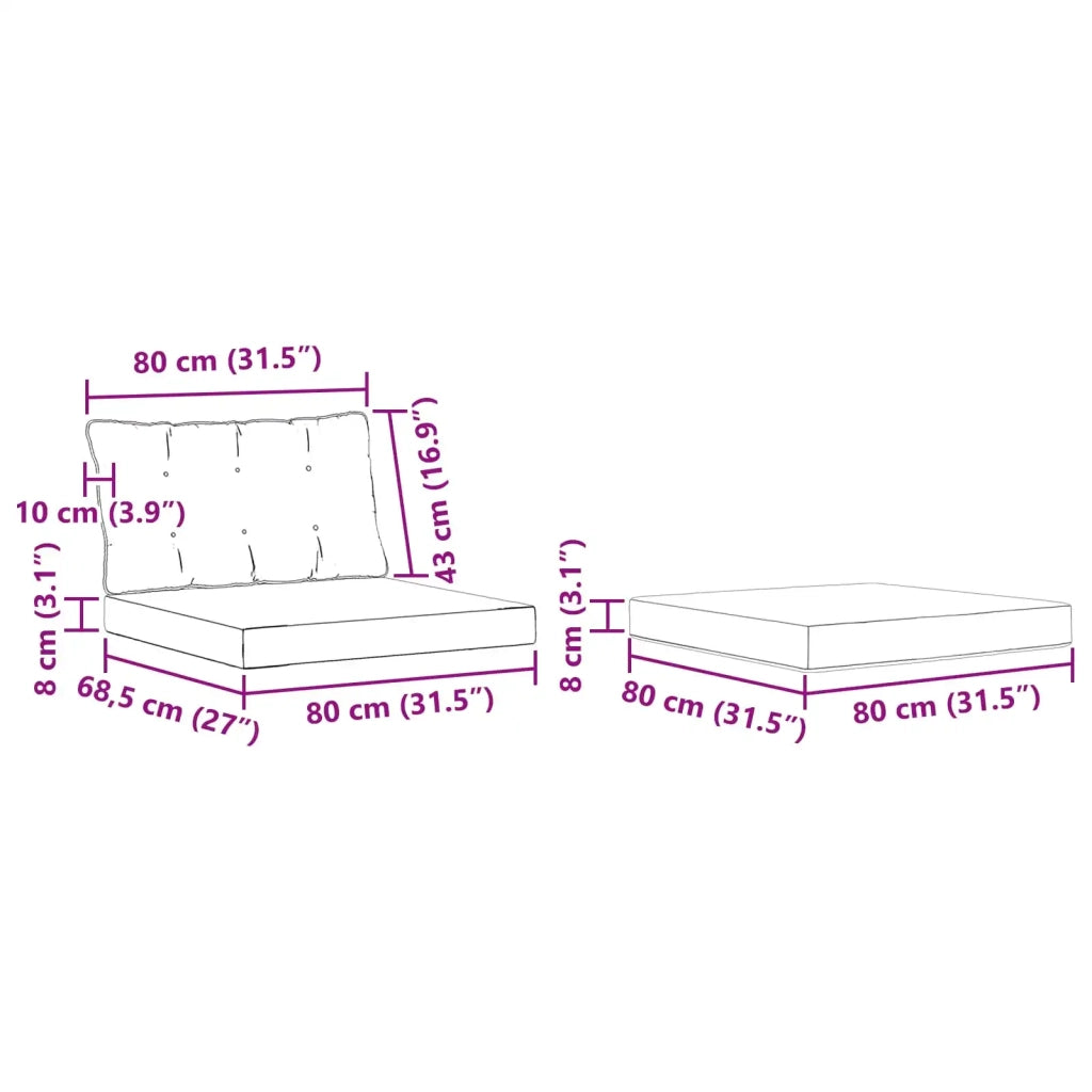 Set di divani da esterno 4 pcs Bianco e Grigio Chiaro 3388561