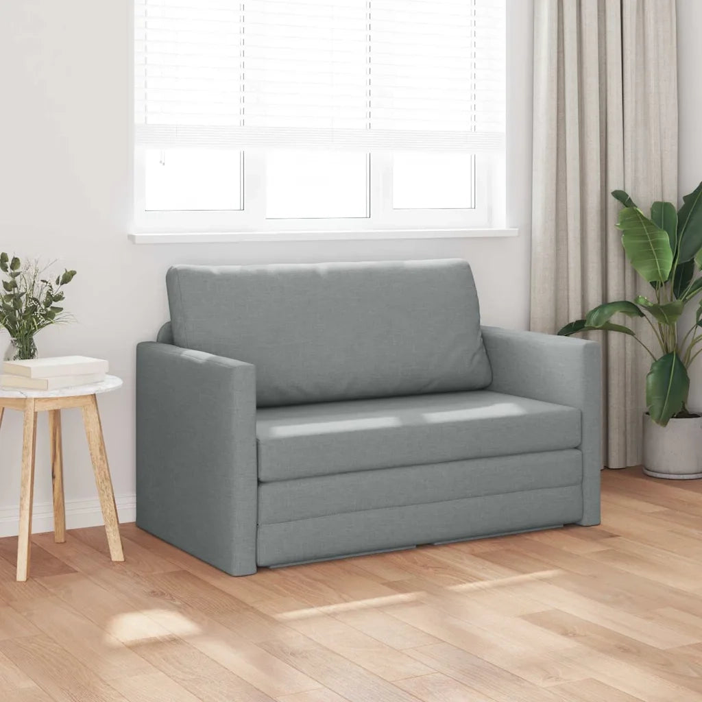 Divano letto | Sof¨¤ letto | Letto singolo 110cm Grigio chiaro Tessuto