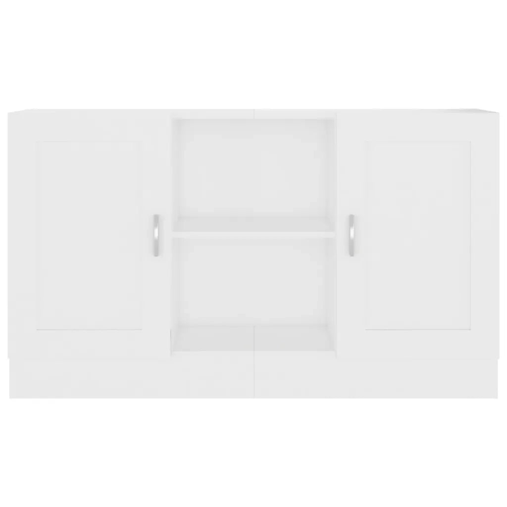 Credenza Bianca 120x30,5x70 cm in Legno Multistrato cod mxl 14135
