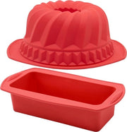 Forme per dolci in silicone, rosse