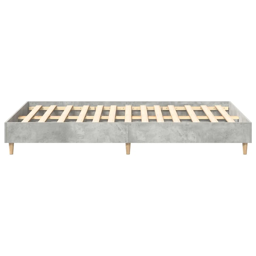 Struttura del letto-Giroletto Grigio cemento 193 x 123 x 25 cm
