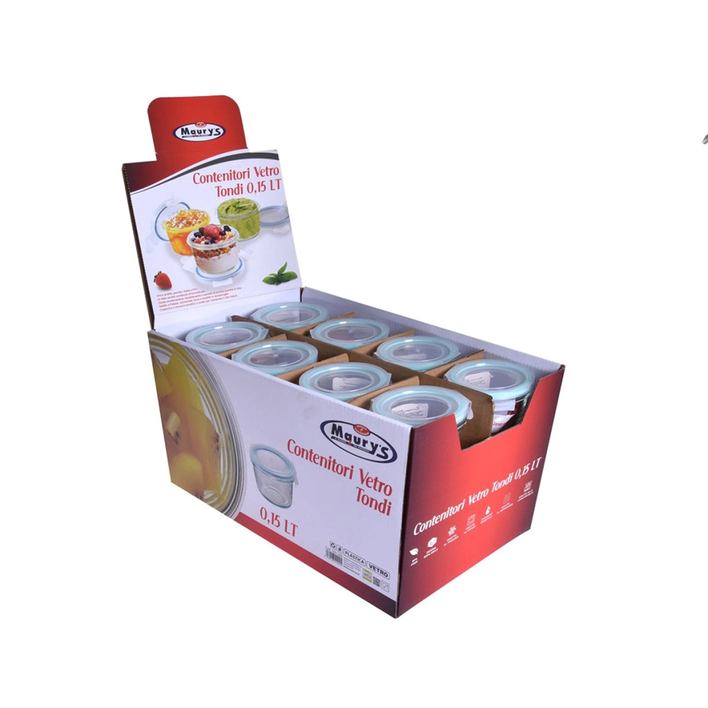 MAURY'S CONTENITORE IN VETRO CAPACITA' 0,15 LT