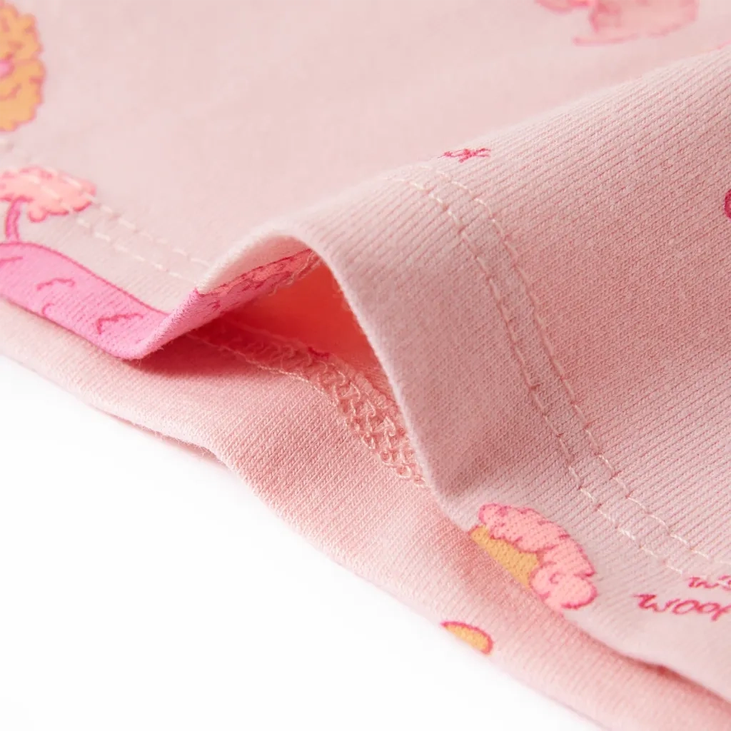 Pigiama da Bambina a Maniche Corte Rosa Chiaro 92 CFW1568815
