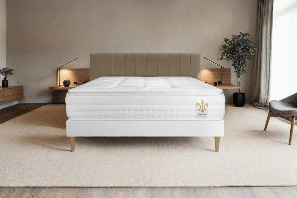 Set materasso e base 200x200 cm - Vingt-Huit PLUS