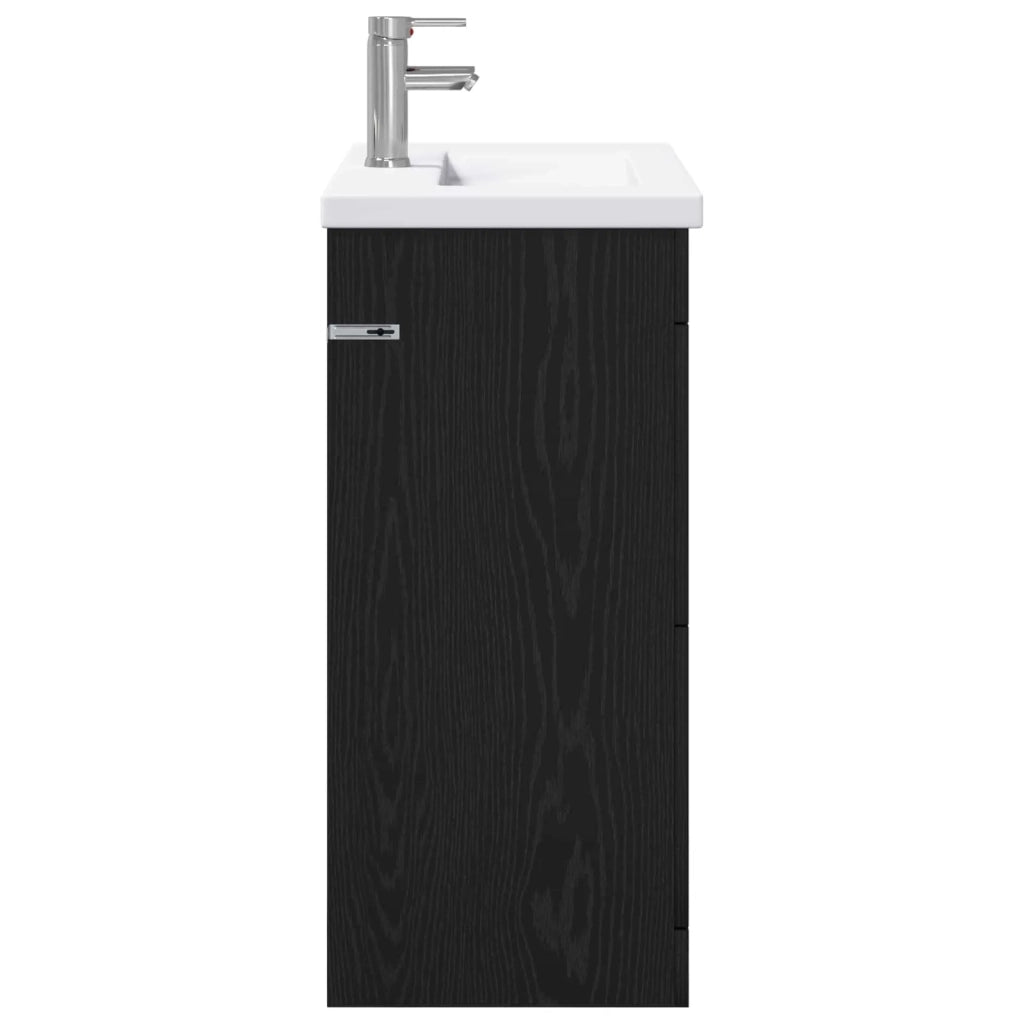 Set di mobili per il bagno Rovere Nero 81 x 40 x 84,5 cm 3404375