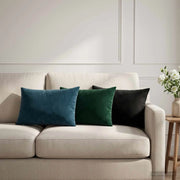 Federa 6 pcs HEERLEN Blu 30 x 50 cm Velluto 907690