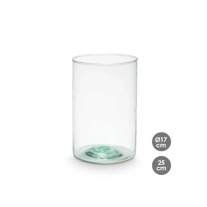 Vaso in vetro riciclato Ø17x25h