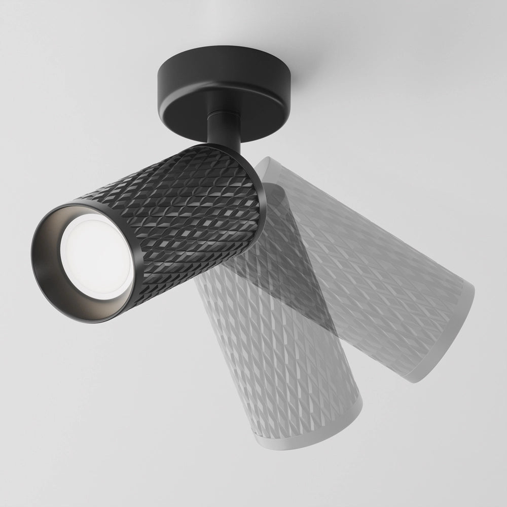 Maytoni Focus Design Plafoniera nera GU10 dimmerabile