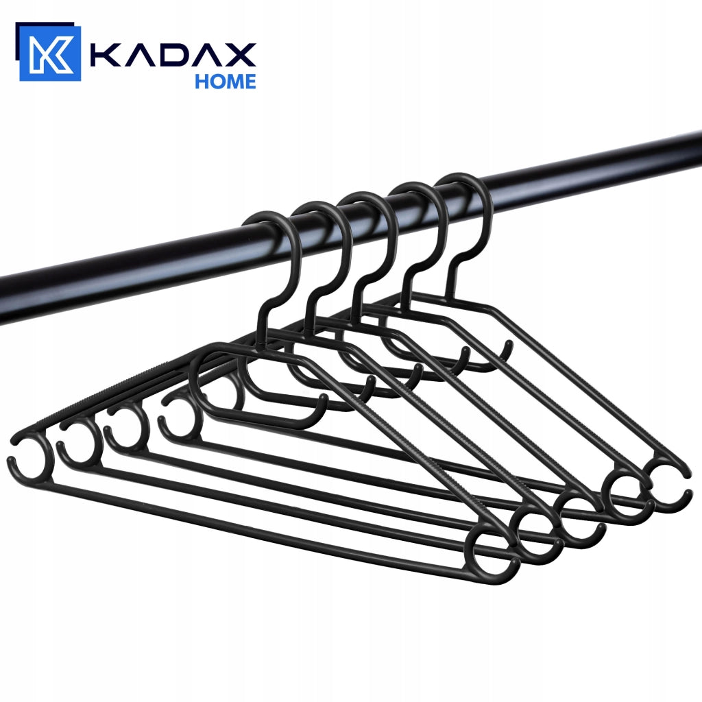 KADAX Grucce girevoli in plastica, nere, 5 pezzi