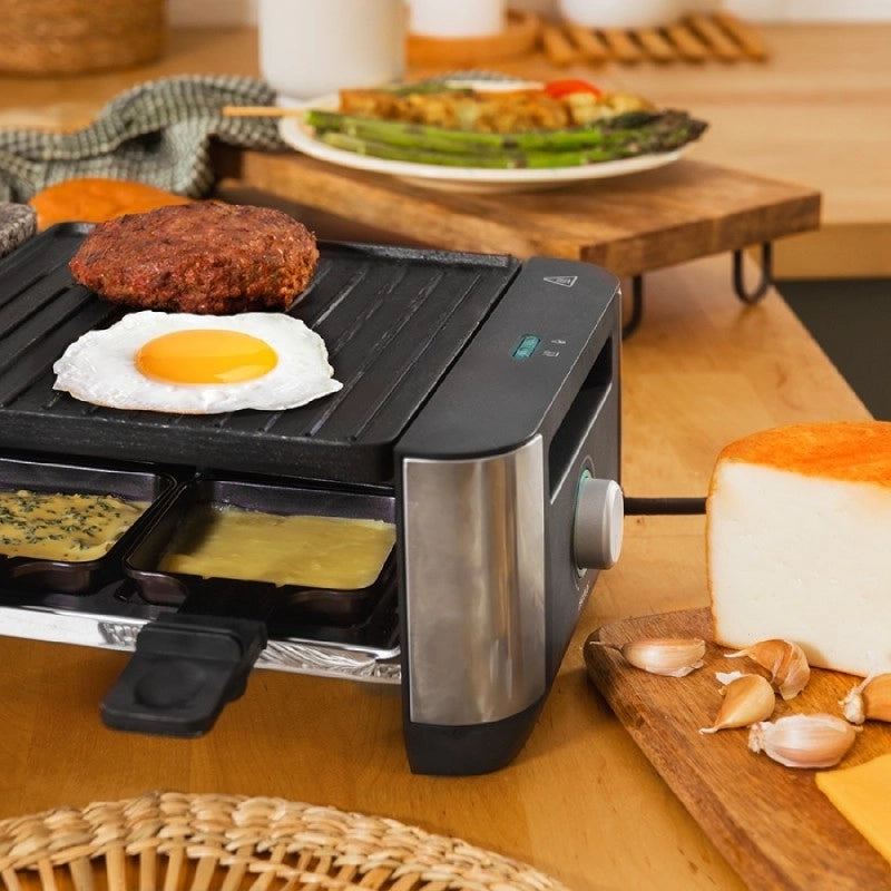 CECOTEC 03224 - Raclette Cheese&Grill 16000 Inox Black