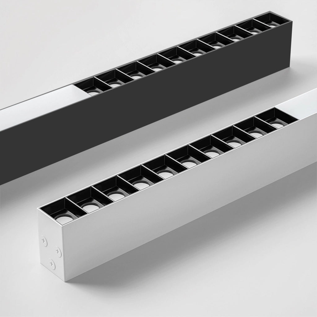 ZMH Lampada da soffitto LED nera da 80 cm con telecomando per camera da letto e ufficio
