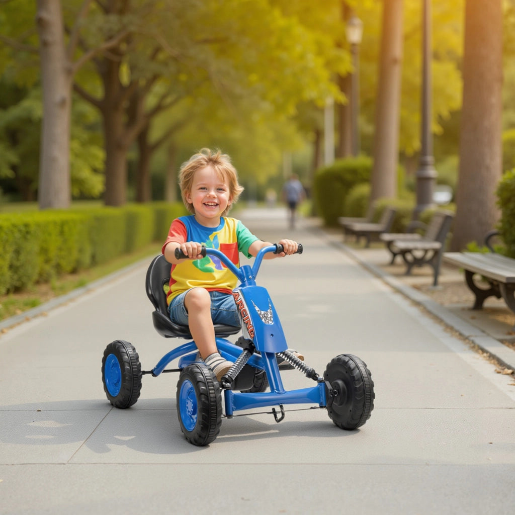 Go Kart per Bambini ¨C Minimal ¨C Acciaio PP Blu 30 kg