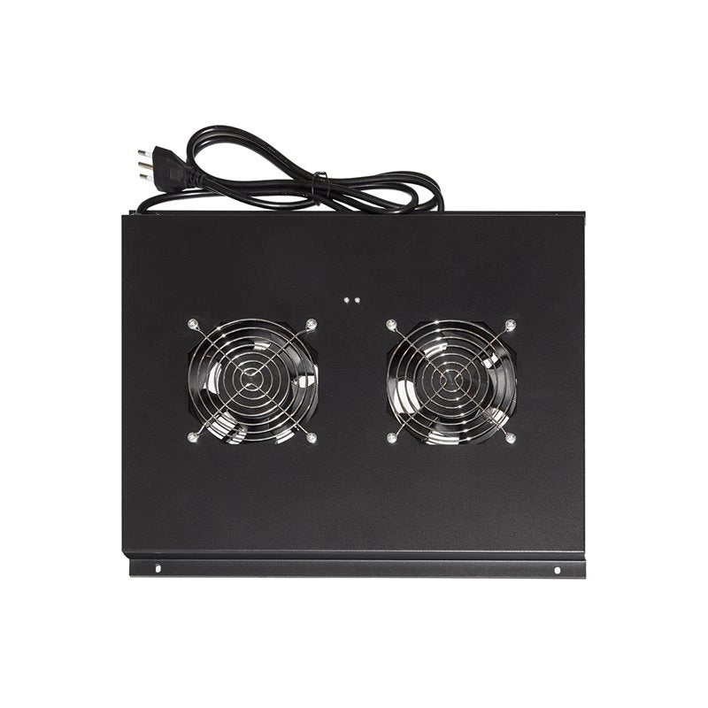 Armadio rack kit 4 ventole con term ostato per armadi rack 22/24u nero - LKVENT102N