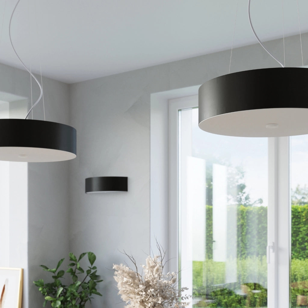 Lampada a soffitto SKALA 70 nero