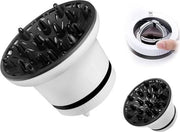 Accessorio per parrucca professionale con diffusore, diffusore accessorio universale, diffusore per parrucca regolabile, per capelli ondulati e arricciati prima di lavare.