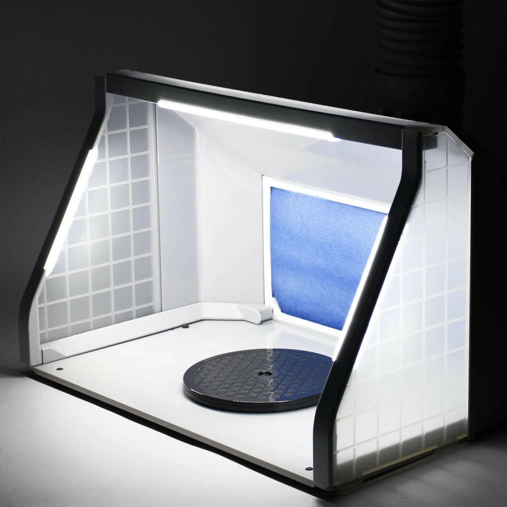 Cabina di aspirazione a doppia ventilazione a LED da 9 m³/min con interruttore regolabile a 2 livelli 16_0002402