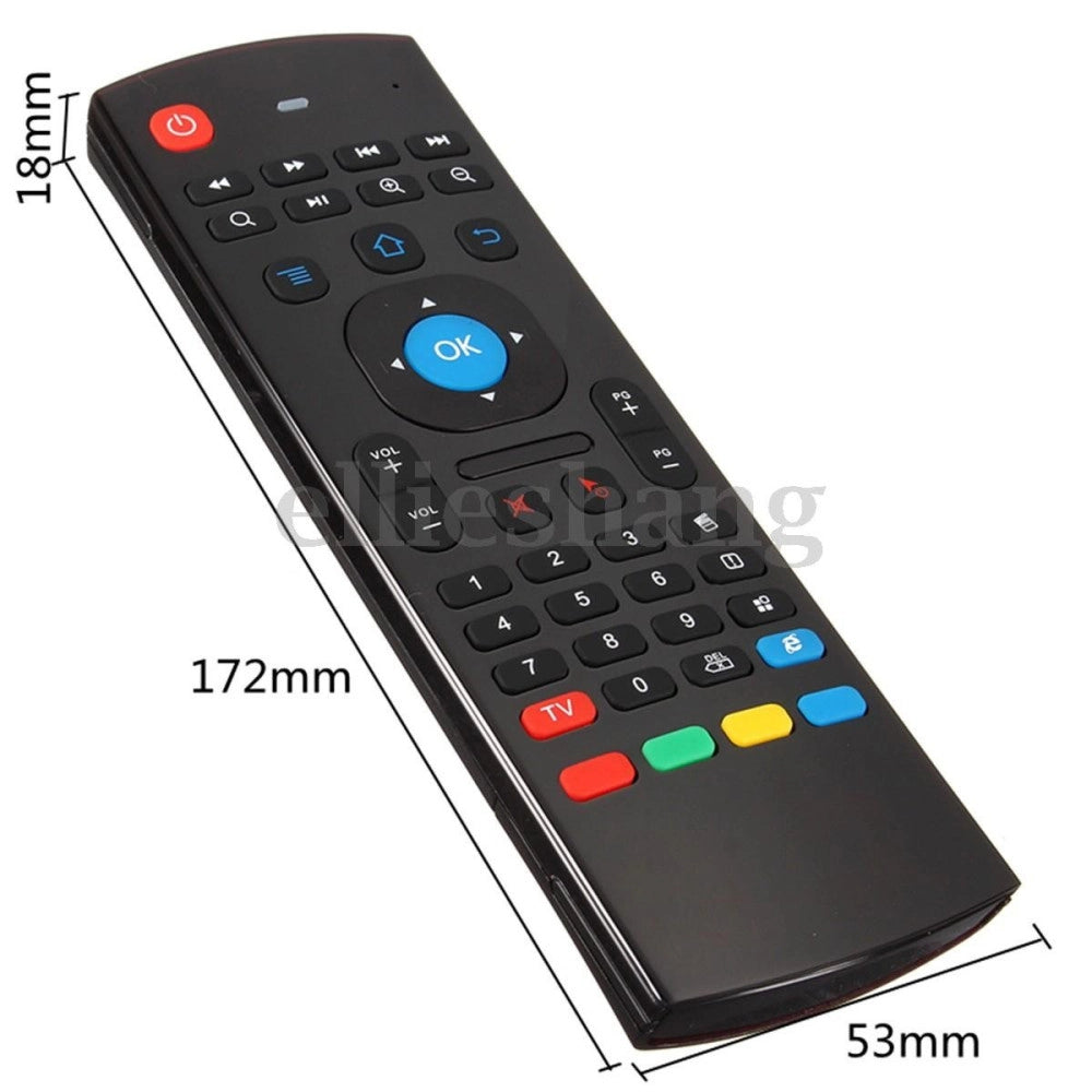 Trade Shop - Mouse E Tastiera Telecomando Per Android Tv Box Mx 3 U5e7 2.4ghz Senza Fili -