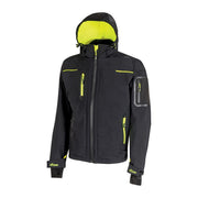 U-POWER GIACCONE SPACE NERO-GIALLO TG.  M