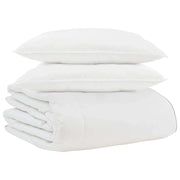 Piumone | Duvet Invernale con cuscino 3 pz Bianco Piuma d'anatra