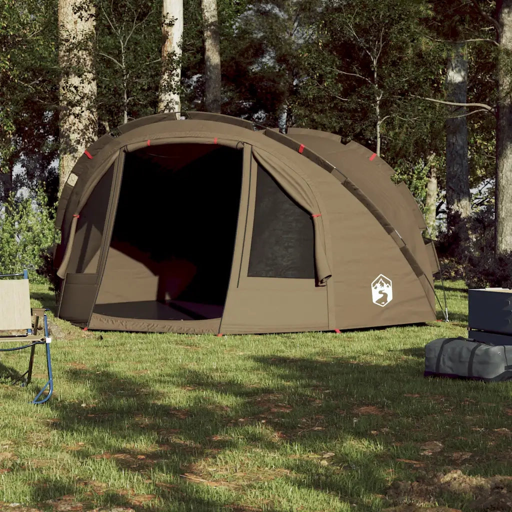 Tenda da Pesca per 4 Persone-Tenda da campeggio Verde Oliva Impermeabile 940110