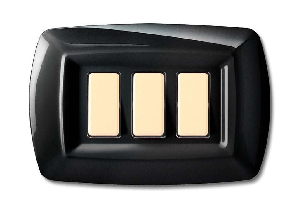 TONDO PLACCA MAGIC PLAST 3P NERO- ELETTROCANALI- 10,0 pz