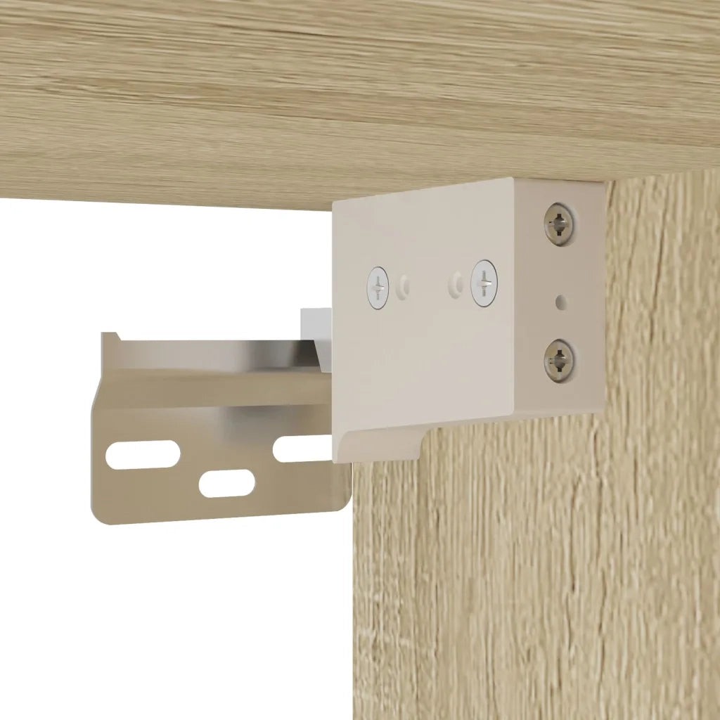 Mobile Bagno con Specchio Rovere Sonoma 64,5x20x66,5 Truciolato 849655