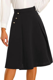 Damesrok con laccetti, stile vintage e stile plissé