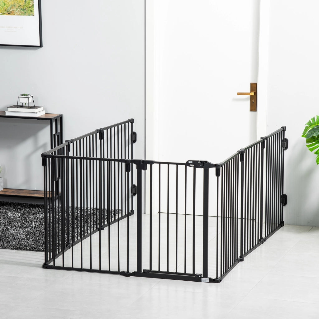 Recinto per bambini e animali ¨C Minimal ¨C Nero 482.5x76 cm