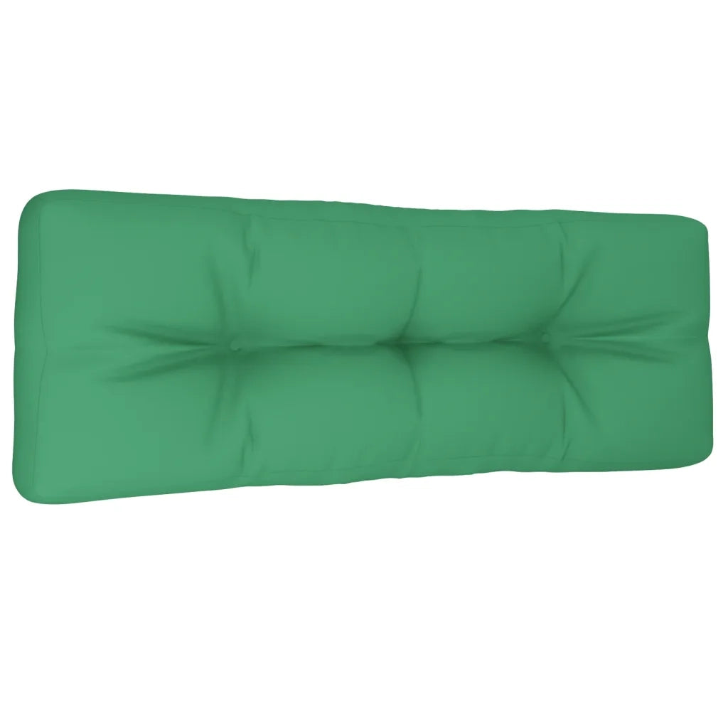 Cuscino per Pallet Verde 120x40x12 cm in Tessuto 314477