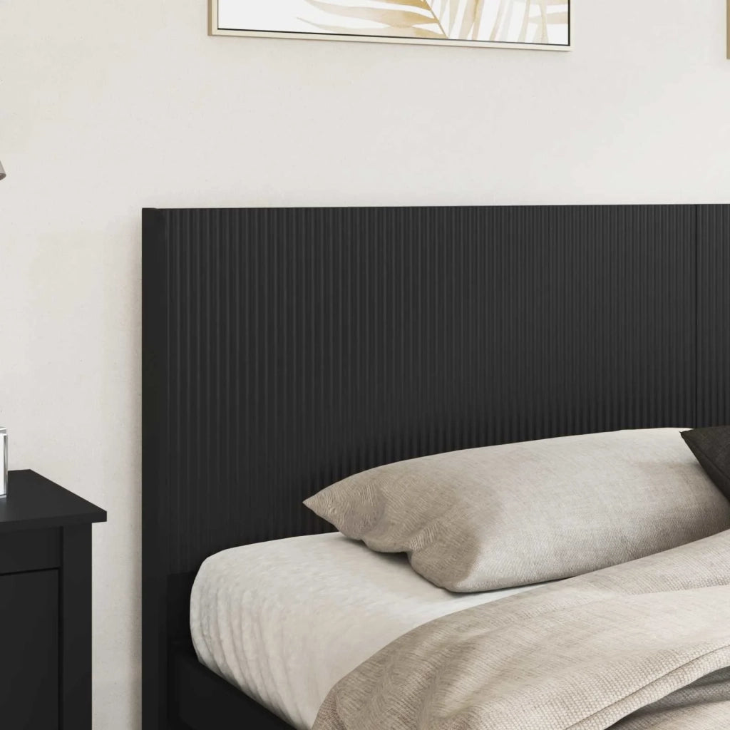 Testiera Letto Nero Legno ingegnerizzato 889556