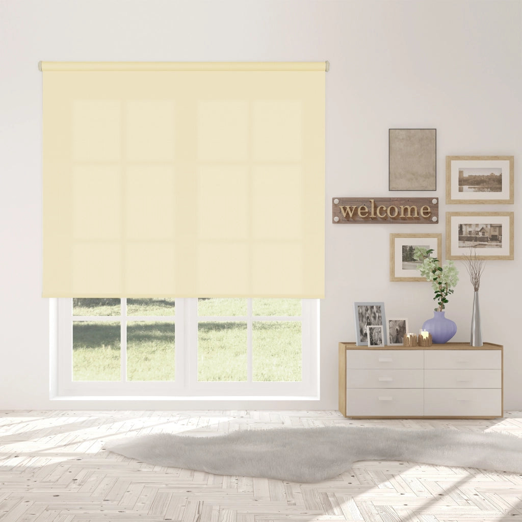 VIEWTEX Tenda a rullo Traslucida Shape Beige 180 X 250cm - Made in Europe - 5 anni di garanzia