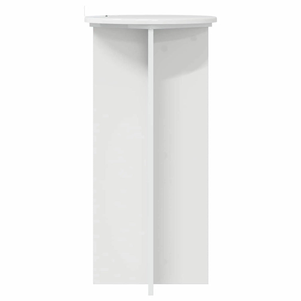 Supporto per piante | Sostegno per piante 2 pz Bianco Lucido 40 x 40 x 80 cm
