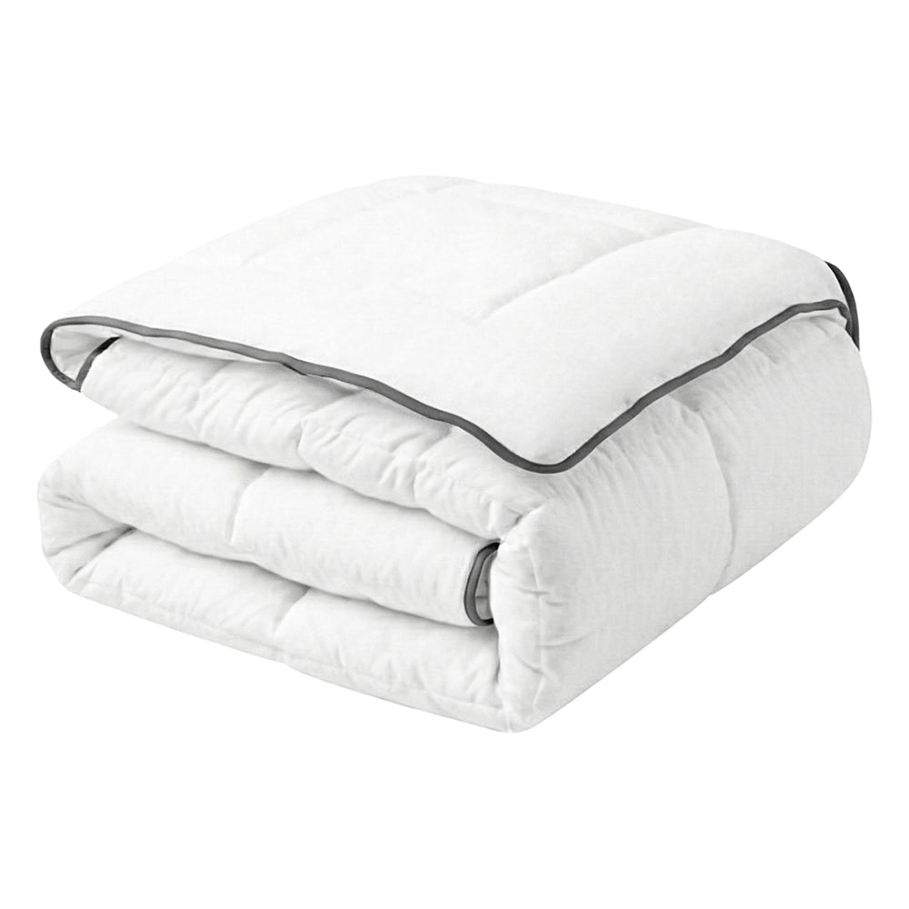 Piumino cotone poliestere imbottitura 155 x 200 cm per chi soffre di allergie