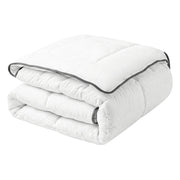 Piumino cotone poliestere imbottitura 155 x 200 cm per chi soffre di allergie