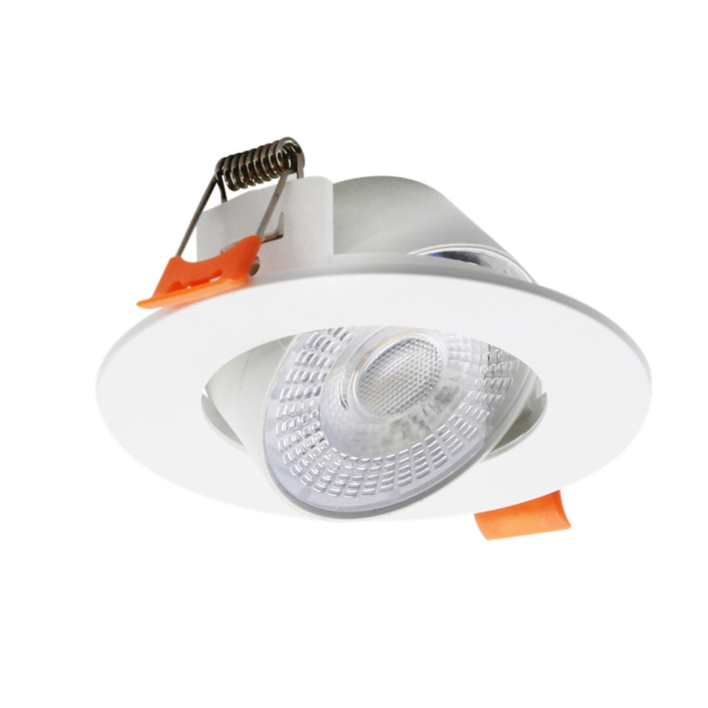 Faretto incasso orientabile bianco Ø9cm LED 7W CCT