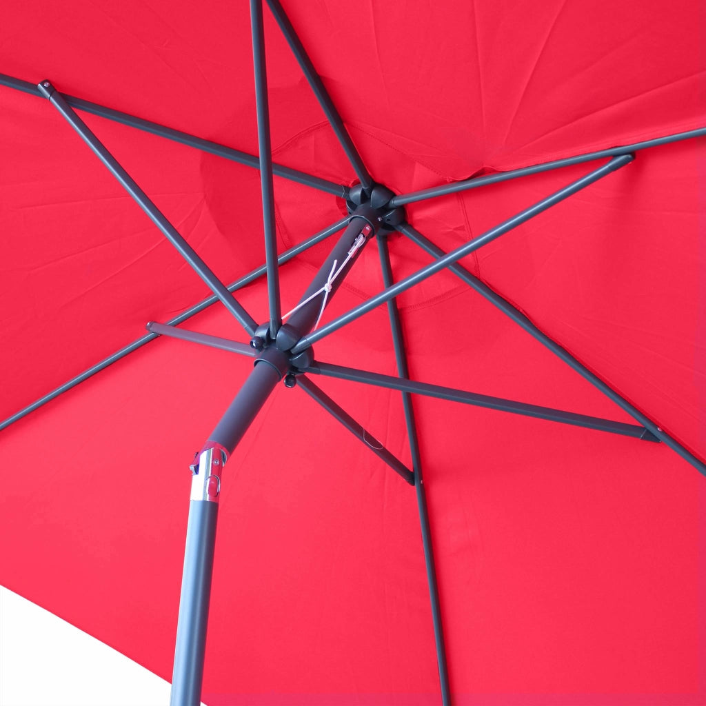 Ombrellone rotondo, ø3m, rosso