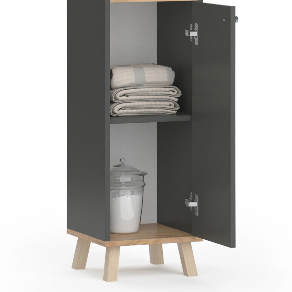 Vicco Set mobili bagno Antracite 5 parti