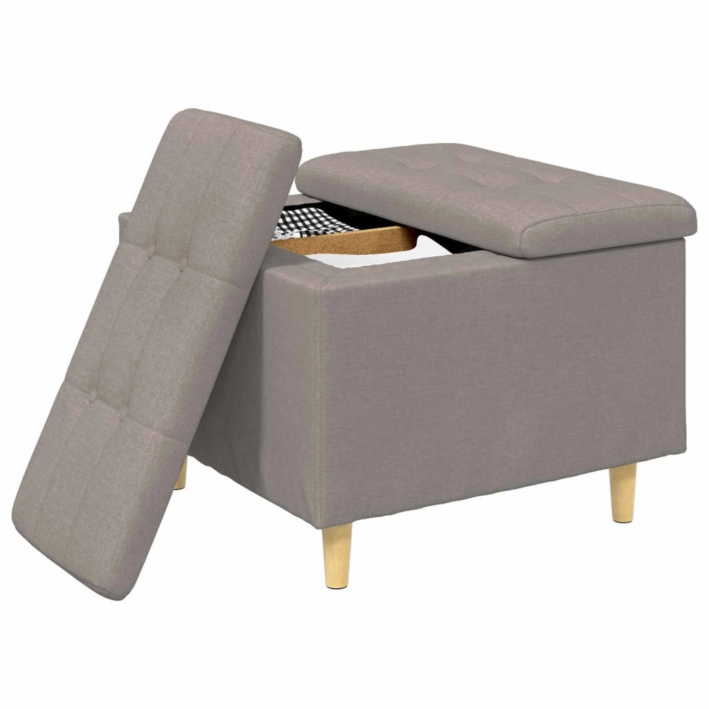 Pouf contenitore con cuscino Talpa 60 x 60 x 45 cm Tessuto 876822