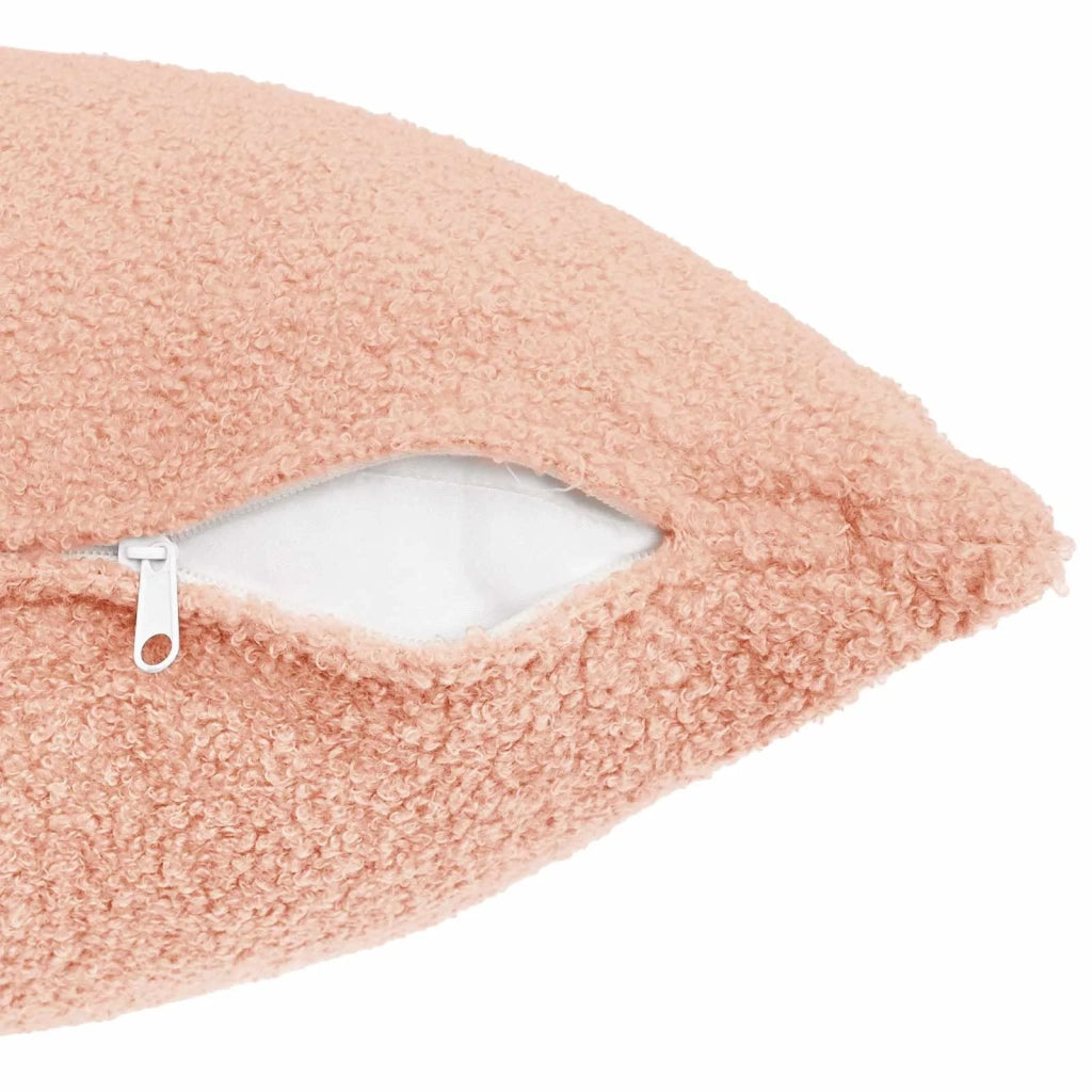 Federa 6 pcs HEERLEN Rosa 50 x 50 cm Bouclé 910916