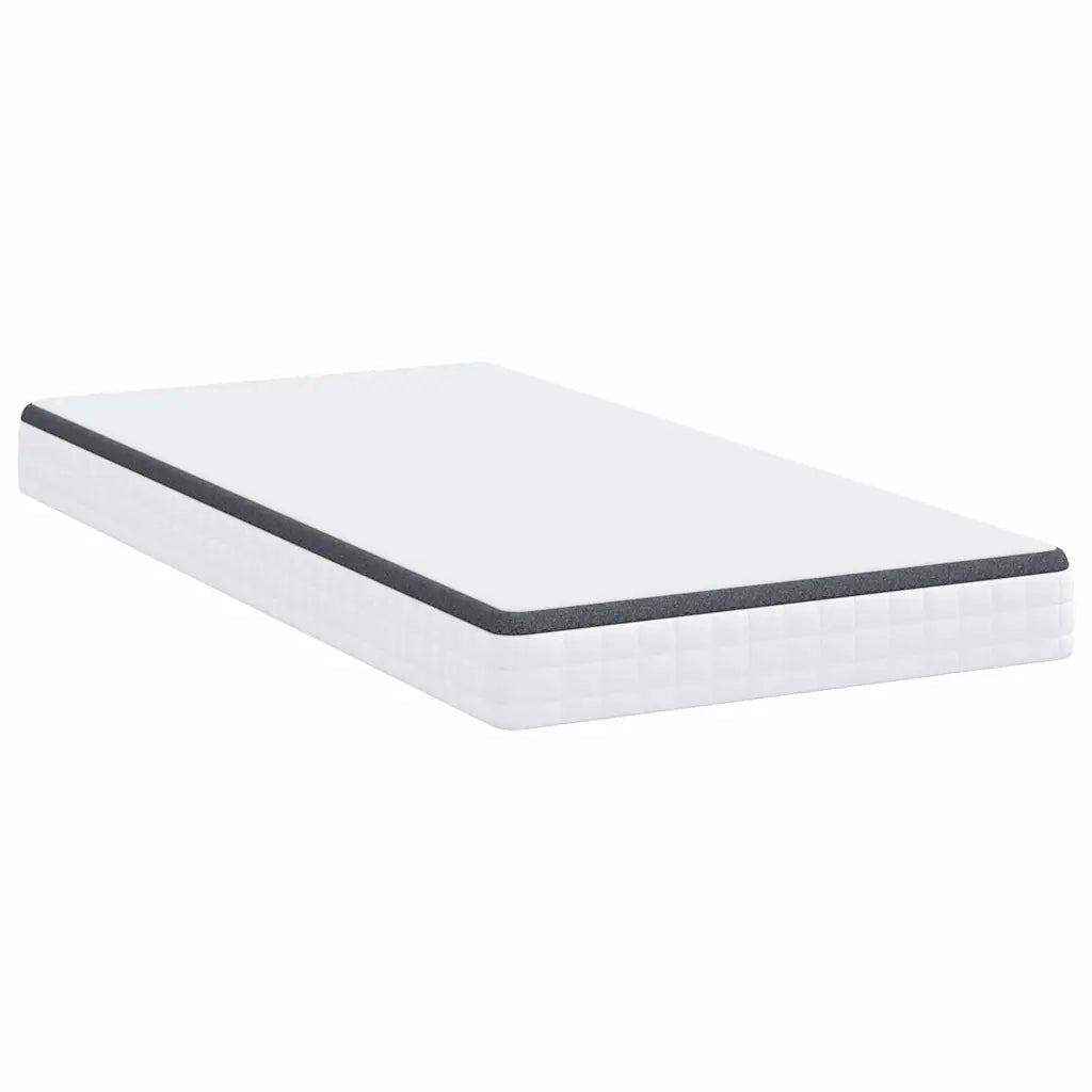 Materasso-Materasso per letto Bianco e Grigio 90 x 190 cm Molla Bonell