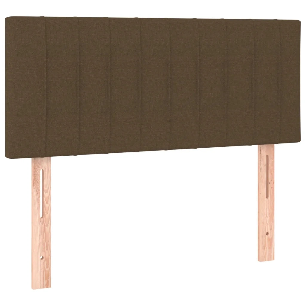 Testiera | Testata Marrone Scuro 100x5x78/88 cm in Tessuto